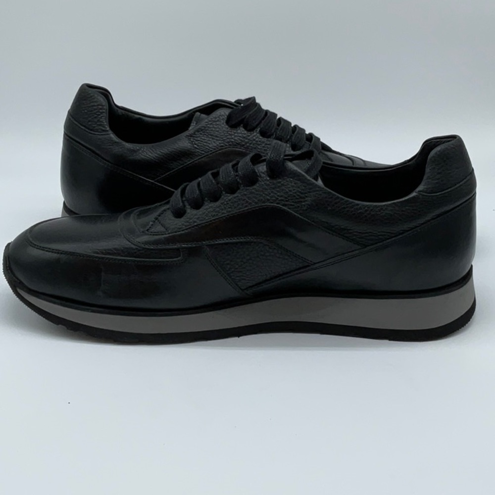 Trust Black leather men’s sneaker - Picture 5 of 10